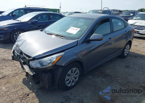 2015 Hyundai Accent Gls from USA, damaged, VIN KMHCT4AE1FU888728